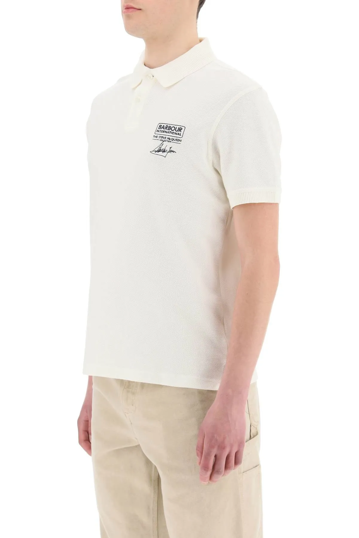 Barbour Logo Embroidered Polo Shirt
