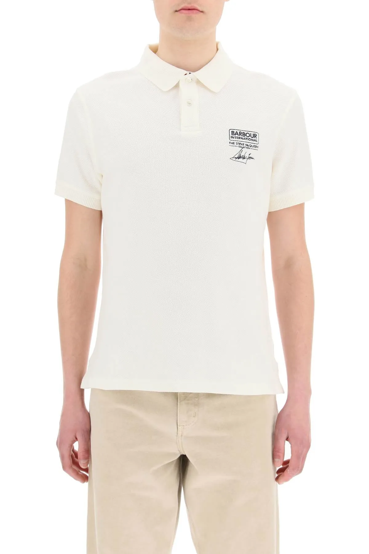 Barbour Logo Embroidered Polo Shirt