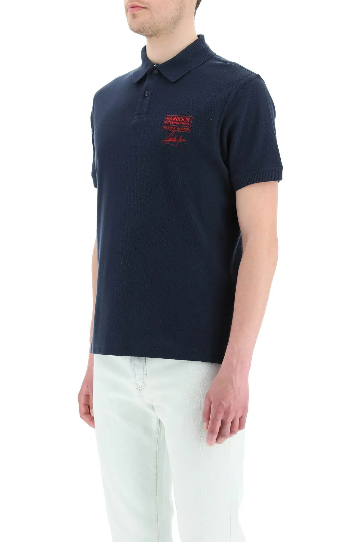 Barbour Logo Embroidered Polo Shirt