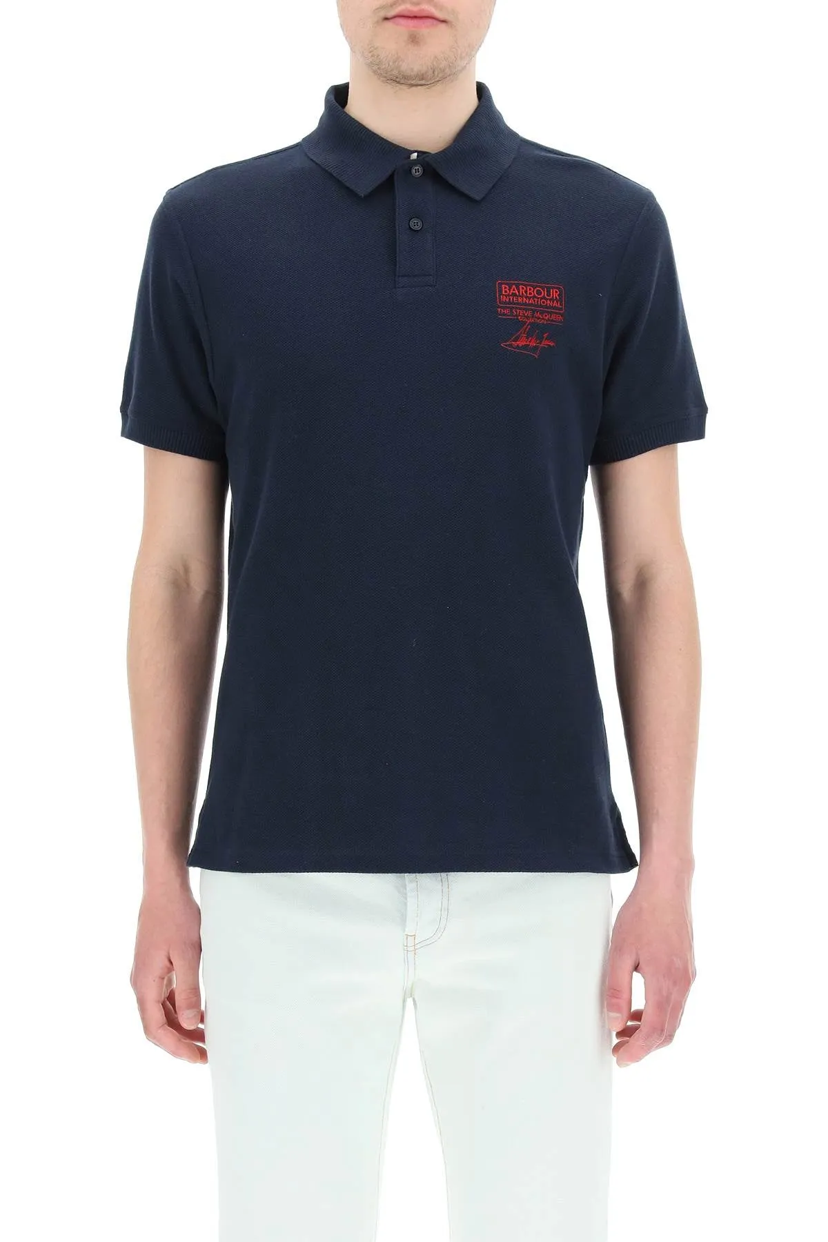 Barbour Logo Embroidered Polo Shirt