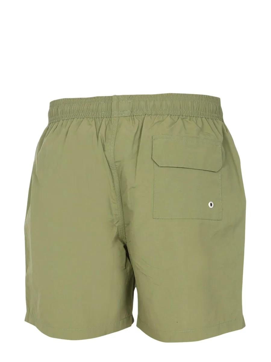 Barbour Logo Embroidered Swimming Shorts