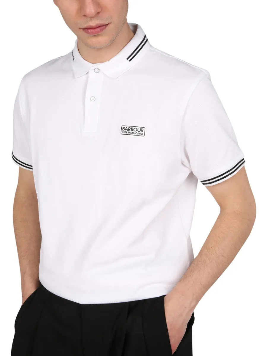 Barbour Logo Printed Polo Shirt