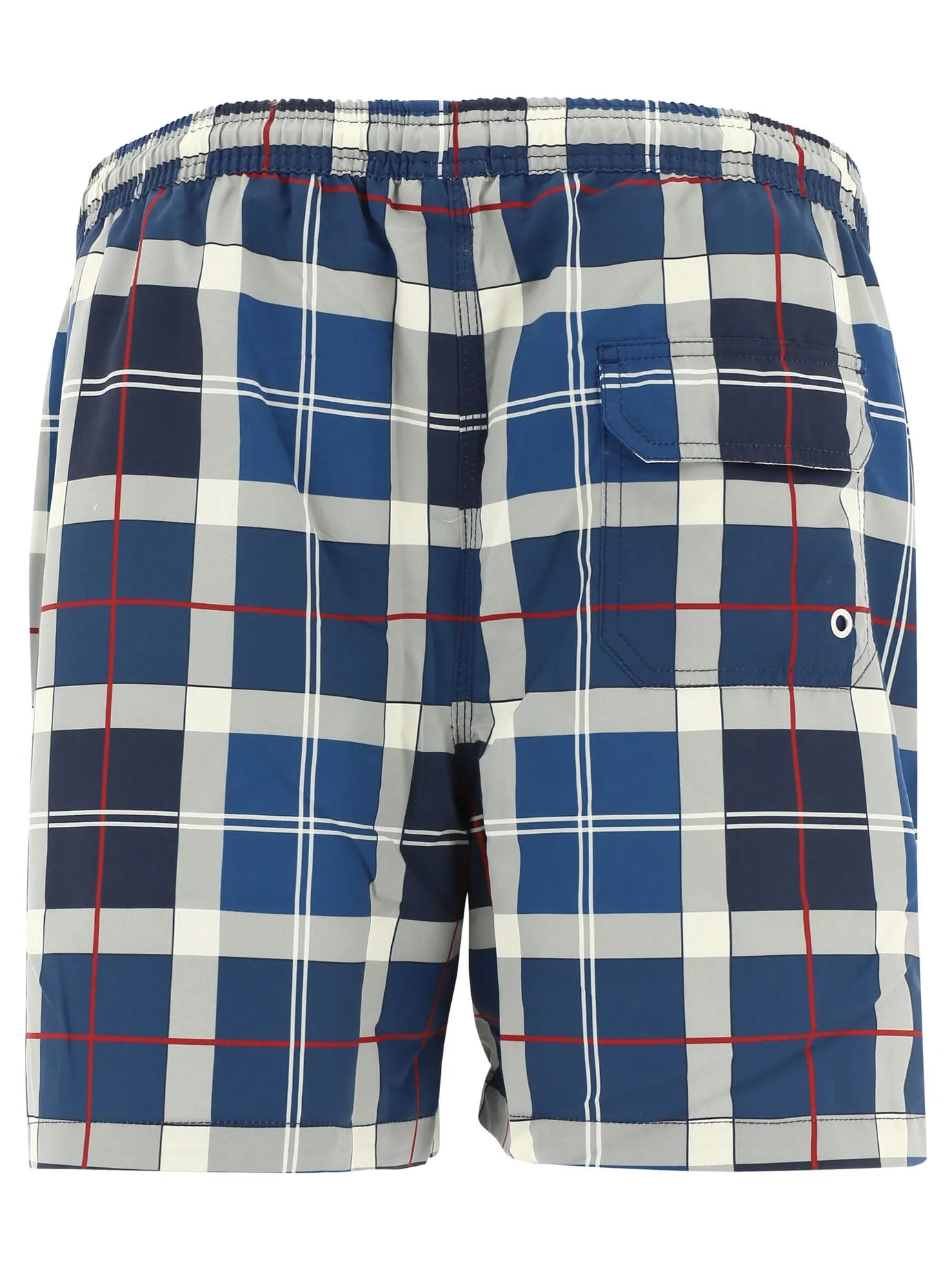 Barbour Tartan Drawstring Swim Shorts