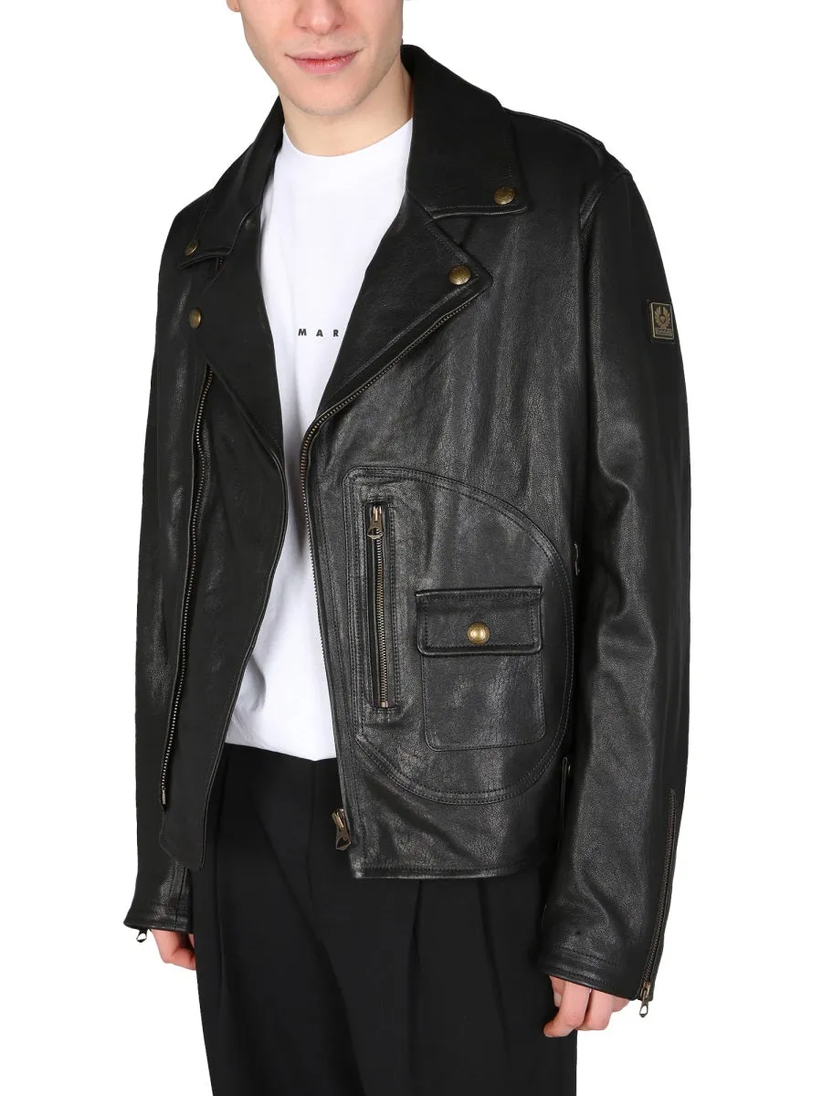 Belstaff Zipped Biker Jacket