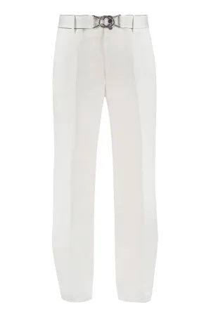 Bottega Veneta Twill Straight Pants