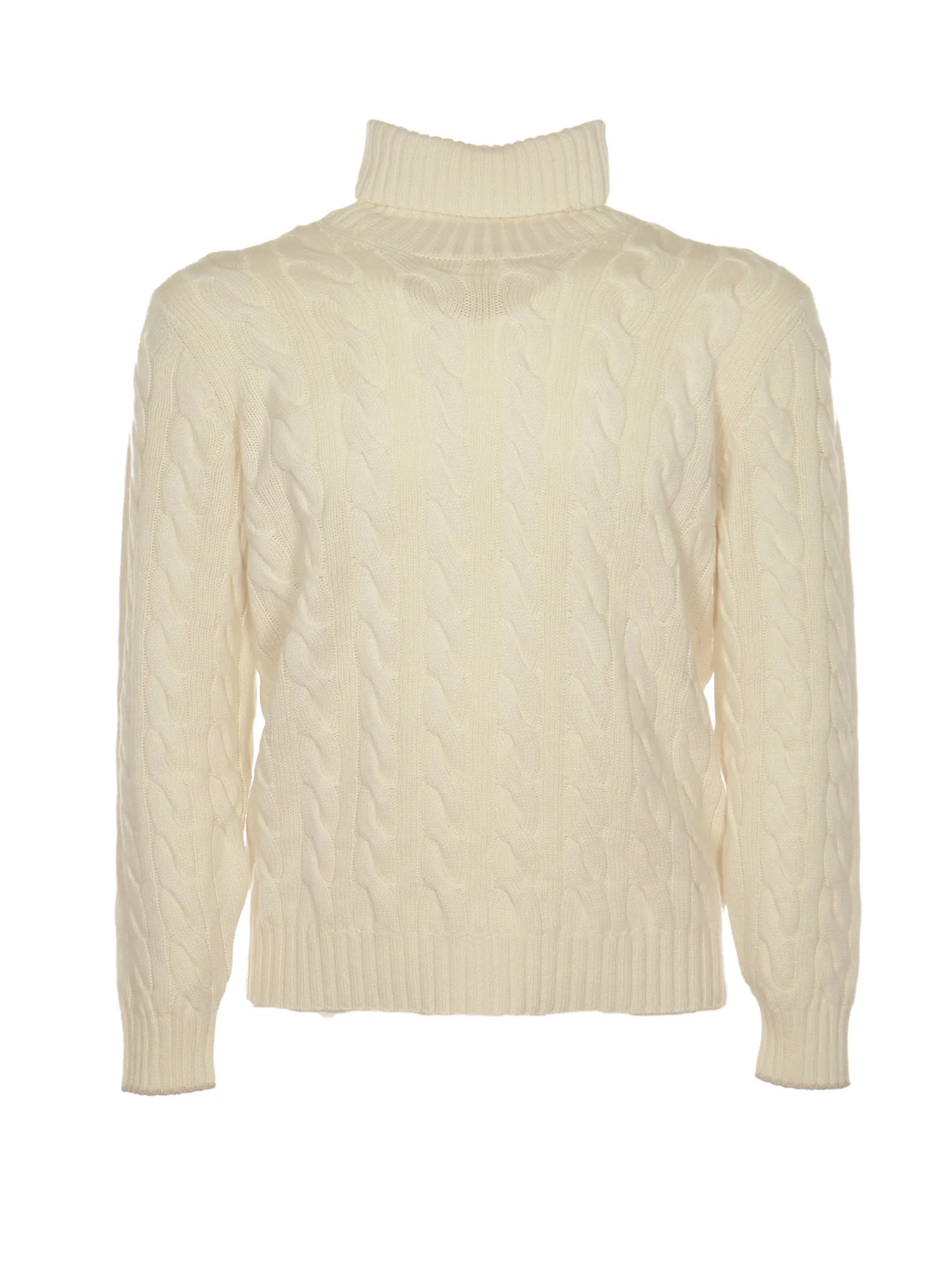 Brunello Cucinelli Cable-Knitted Turtleneck Jumper