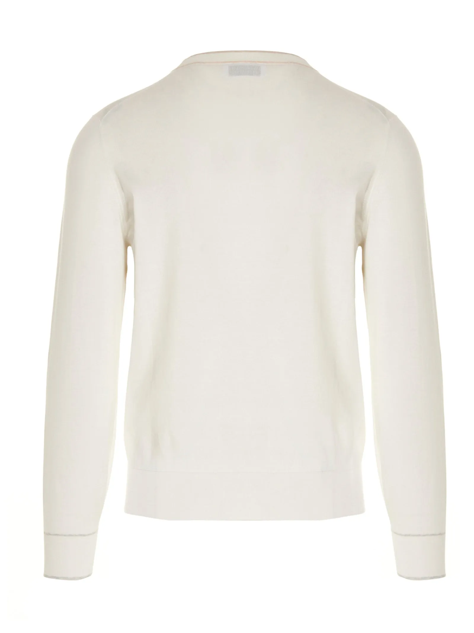 Brunello Cucinelli Crewneck Ribbed Hem Sweater
