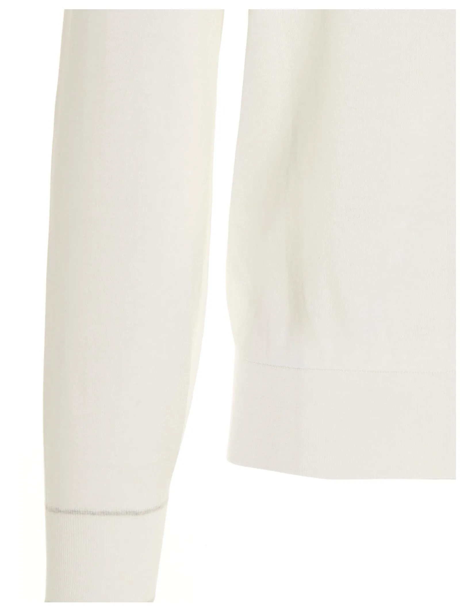 Brunello Cucinelli Crewneck Ribbed Hem Sweater