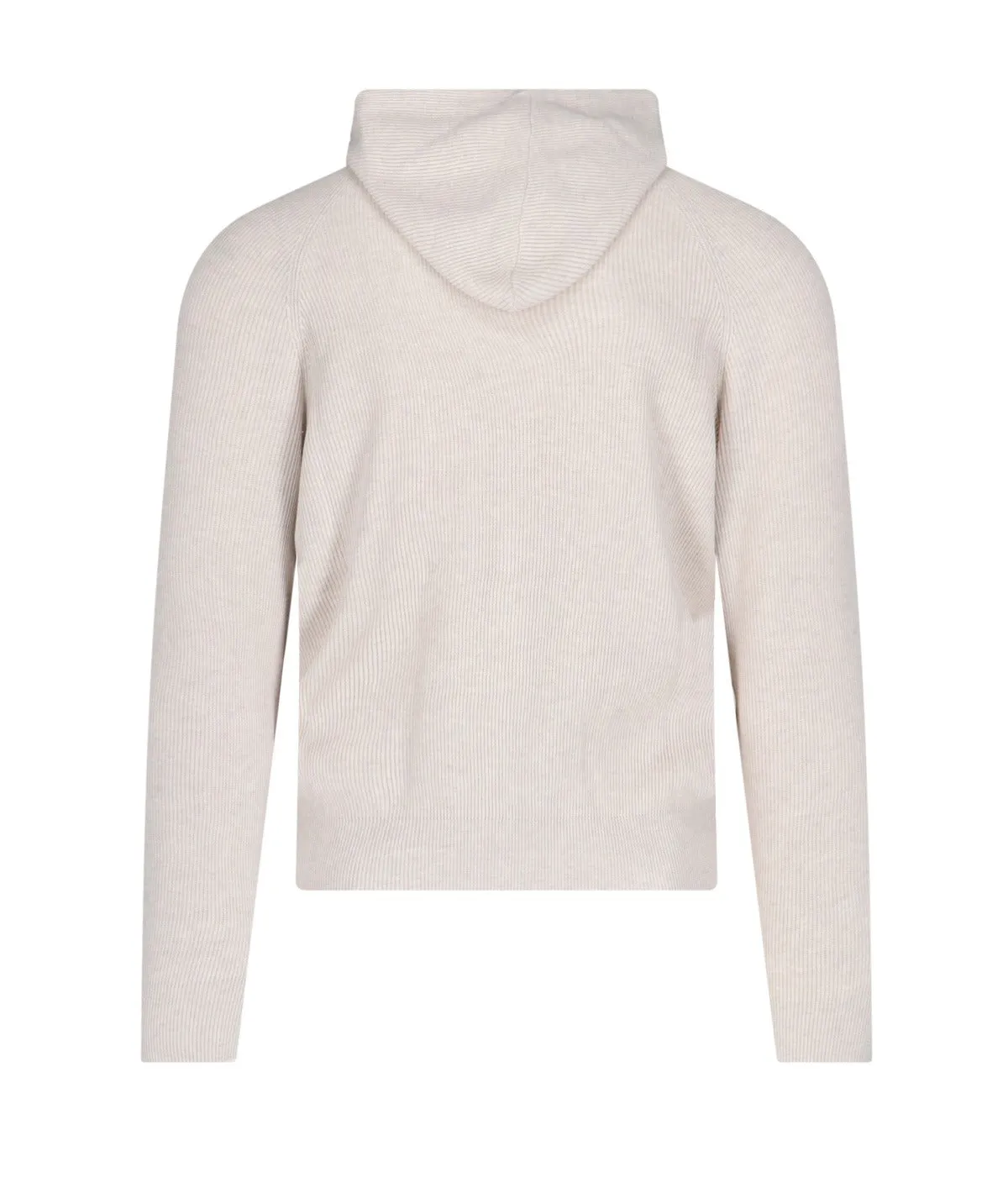 Brunello Cucinelli Drawstring Knitted Hoodie