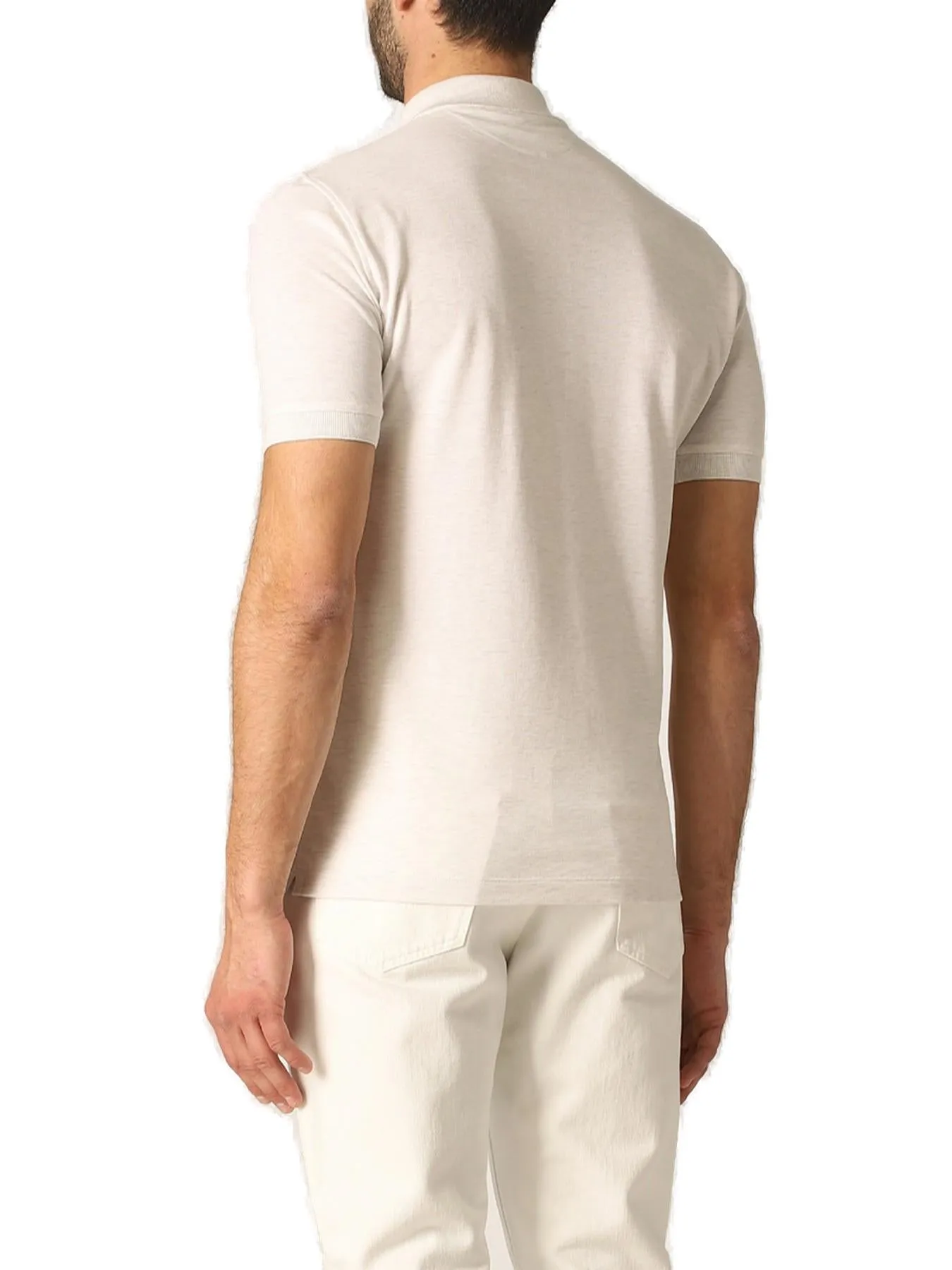 Brunello Cucinelli Logo Detailed Buttoned Polo Shirt