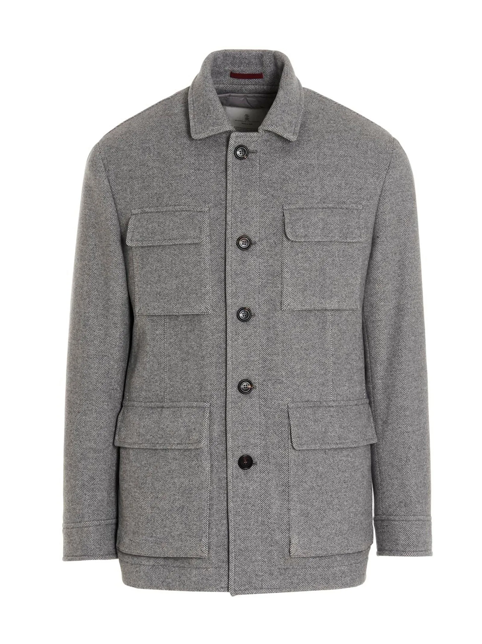 Brunello Cucinelli Saharienne Buttoned Jacket