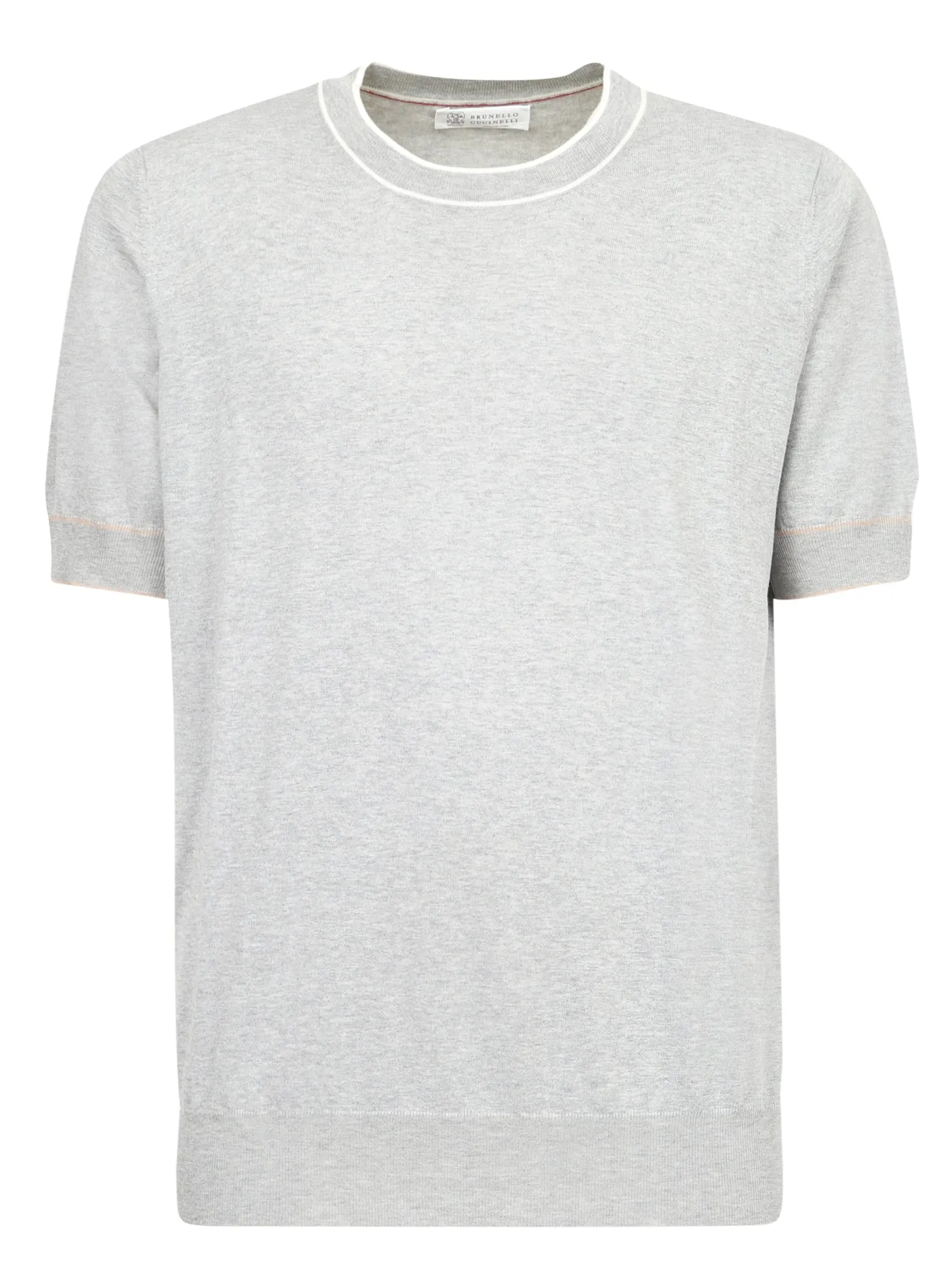 Brunello Cucinelli Short Sleeve Knit Sweater