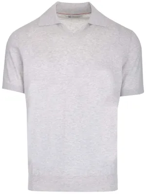 Brunello Cucinelli Short-Sleeved Polo Shirt