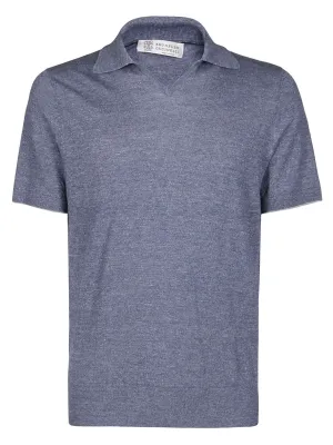 Brunello Cucinelli Short-Sleeved Polo Shirt