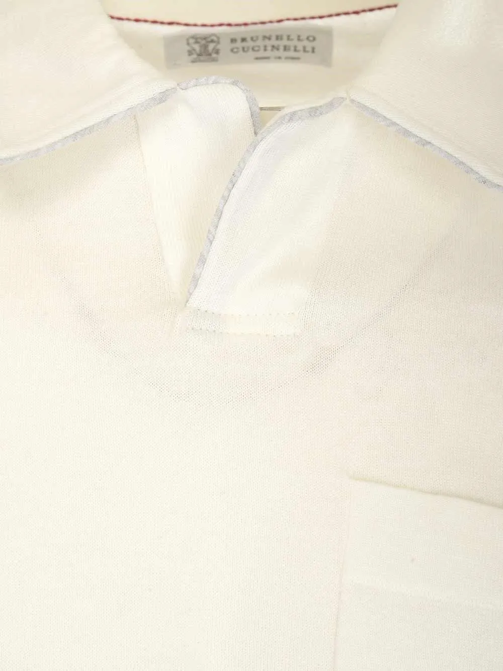 Brunello Cucinelli Straight Hem Polo Shirt