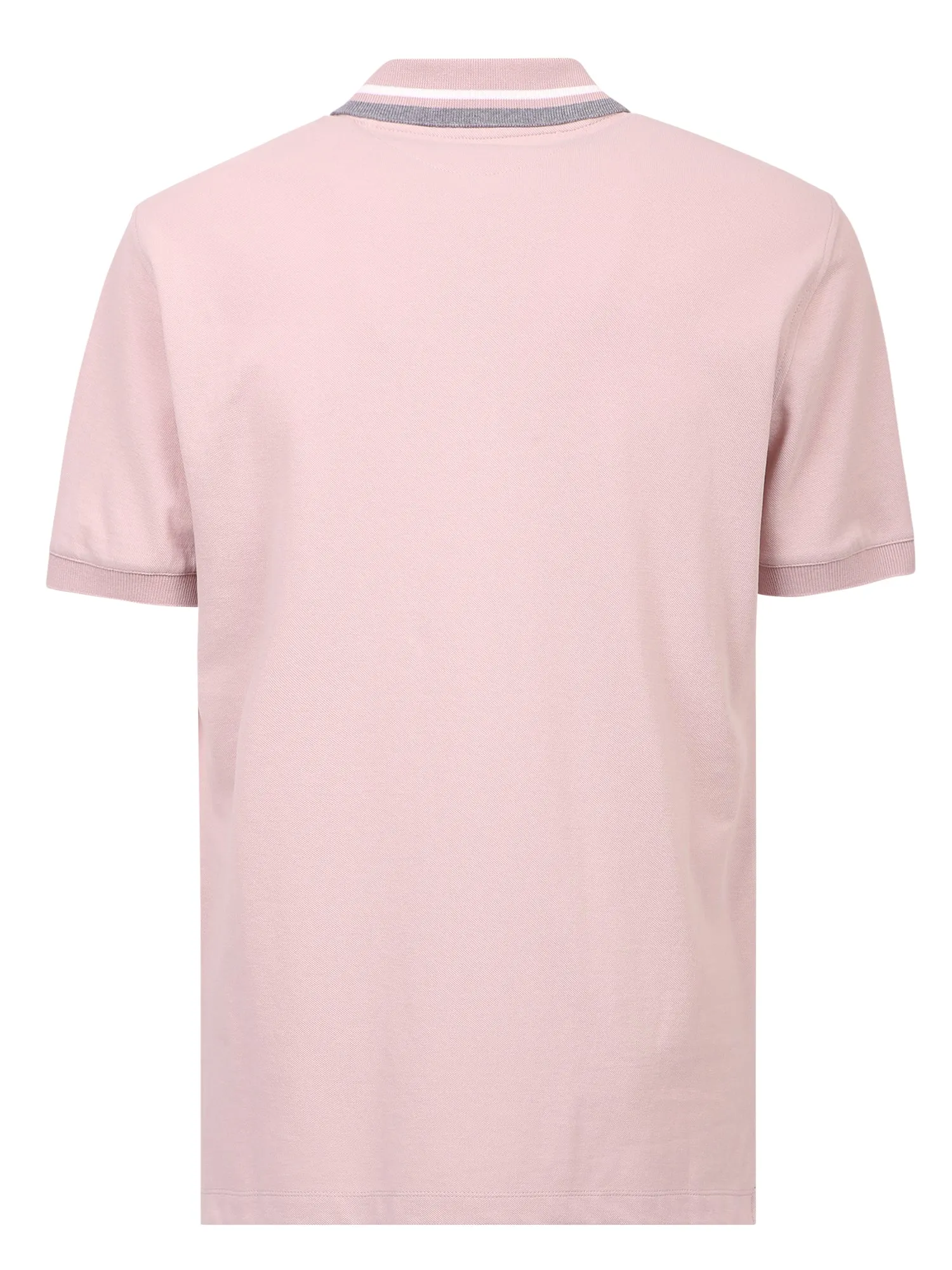 Brunello Cucinelli Striped Collar Polo Shirt