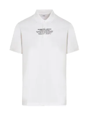 Burberry Arlo Logo Printed Polo Shirt