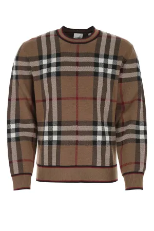 Burberry Check Jacquard Sweater