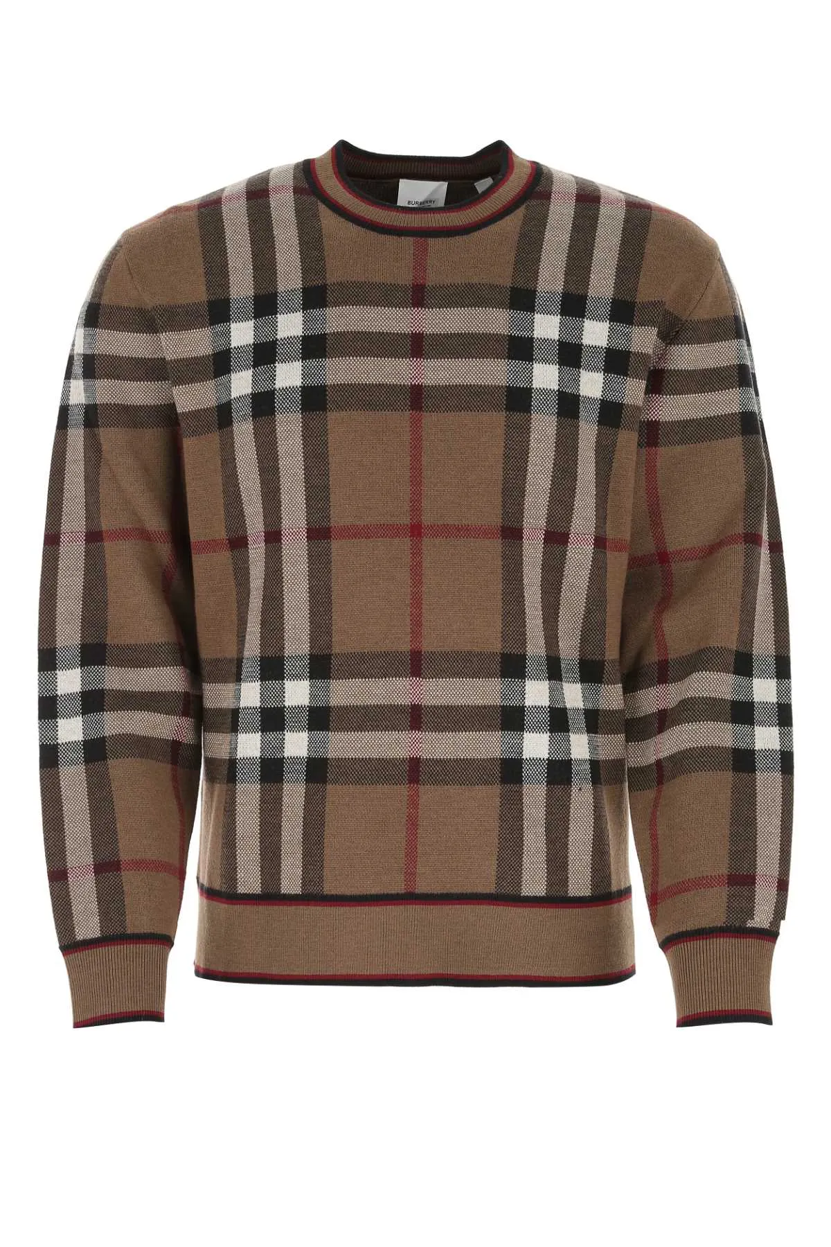 Burberry Check Jacquard Sweater