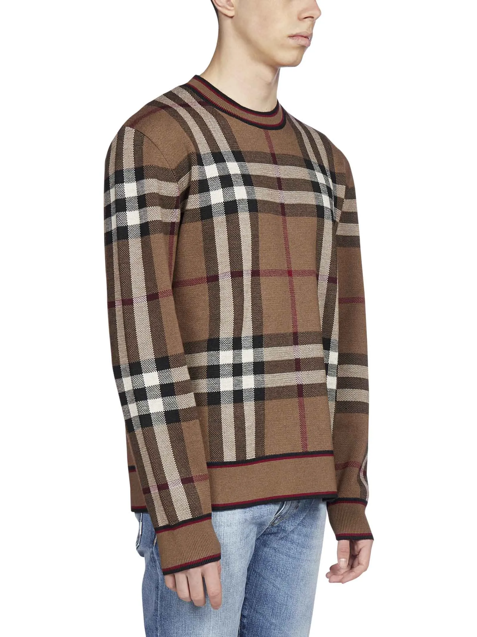 Burberry Check Jacquard Sweater
