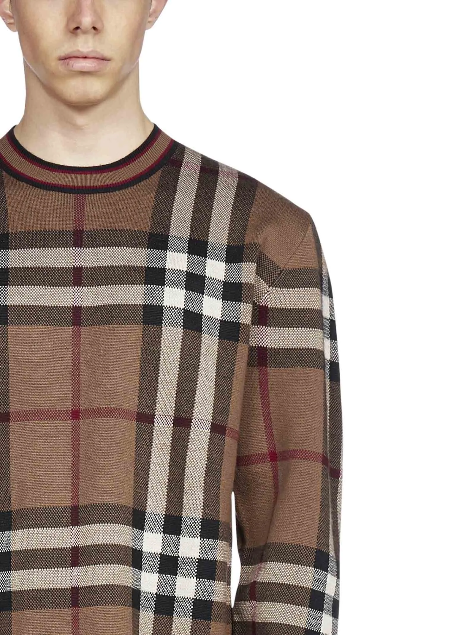 Burberry Check Jacquard Sweater
