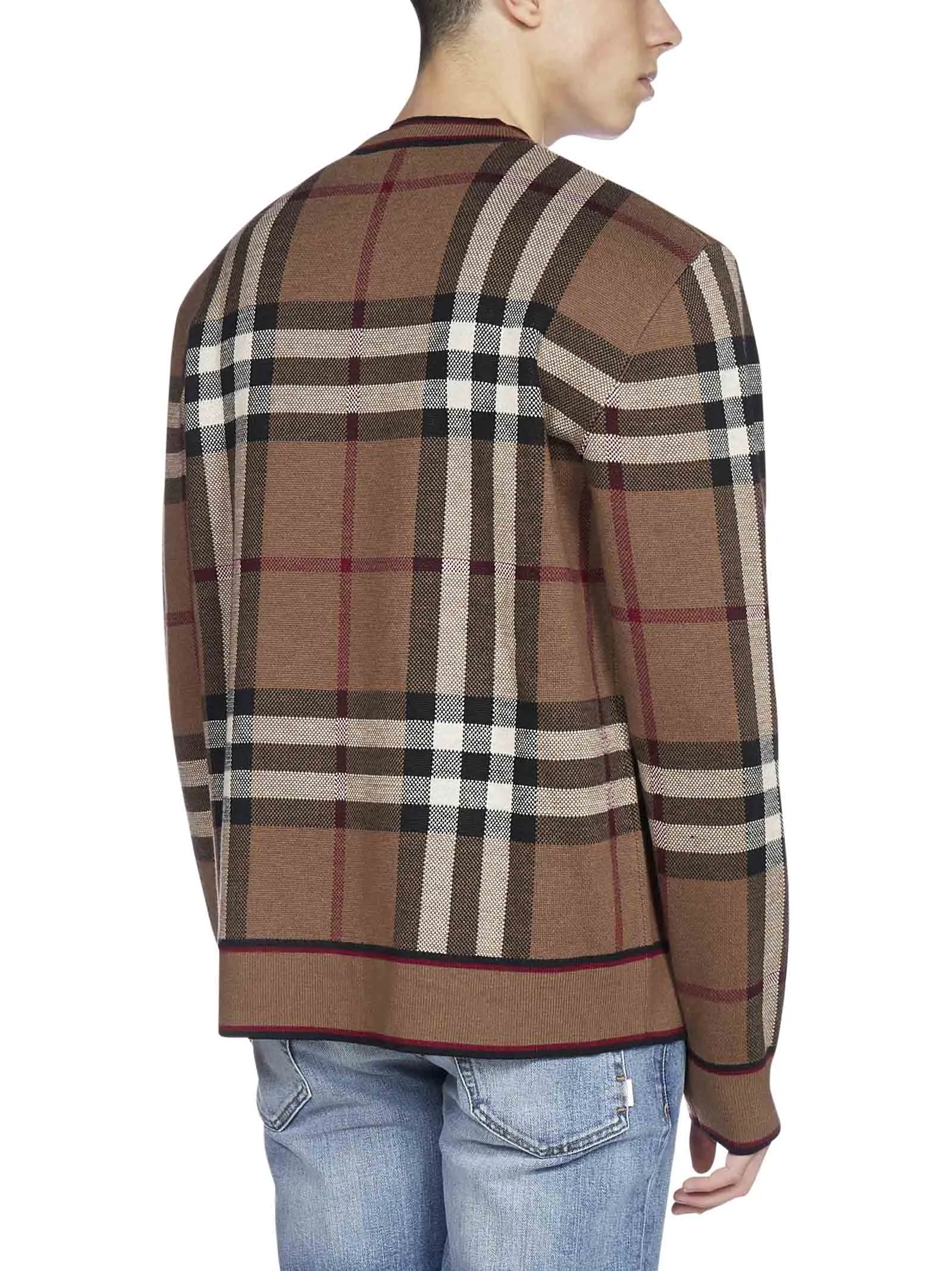 Burberry Check Jacquard Sweater