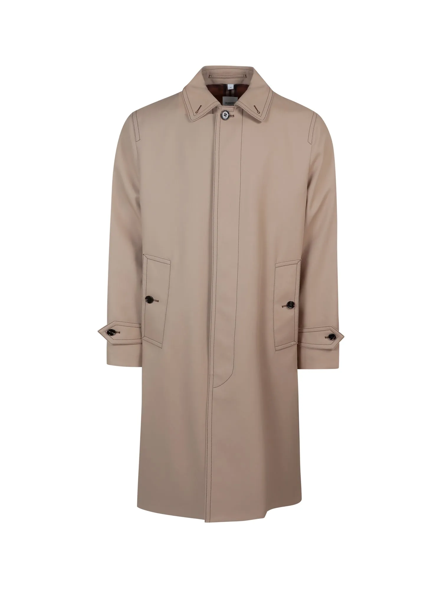 Burberry Contrast Stitched Aldeford Trench Coat