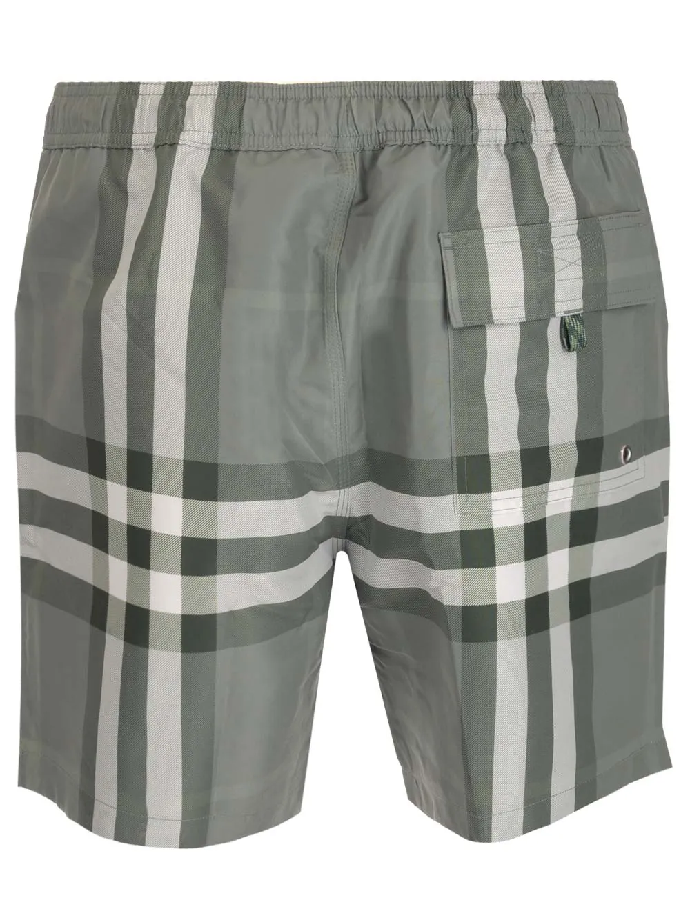 Burberry Drawstring Checked Swim Shorts