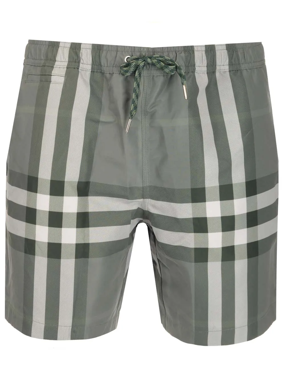 Burberry Drawstring Checked Swim Shorts
