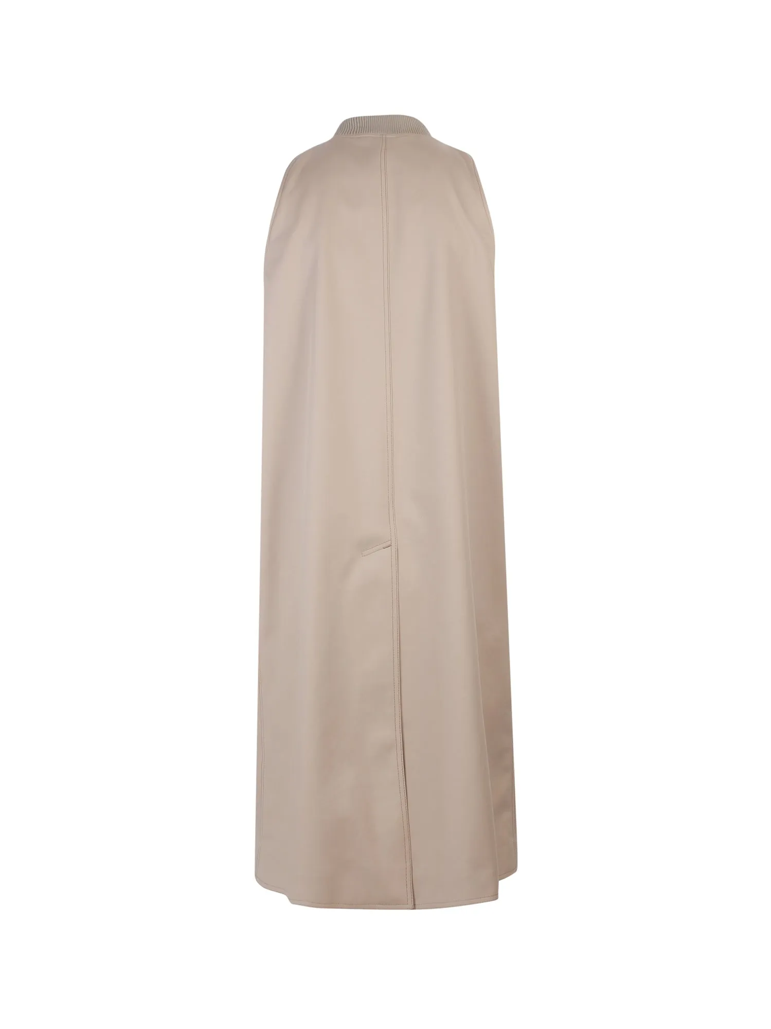 Burberry Sleeveless Gabardine Car Coat