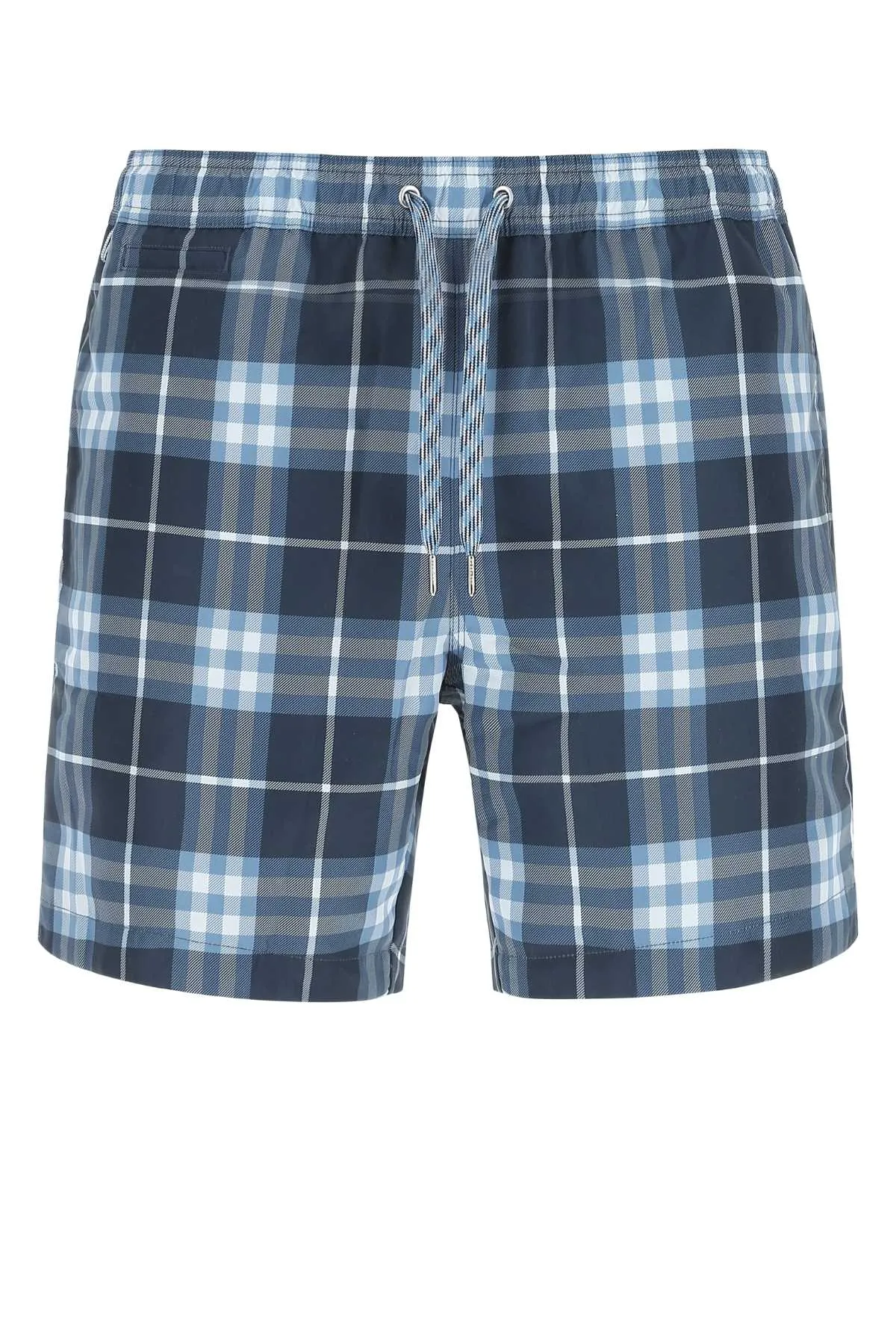 Burberry Vintage Check Pattern Drawstring Swim Shorts