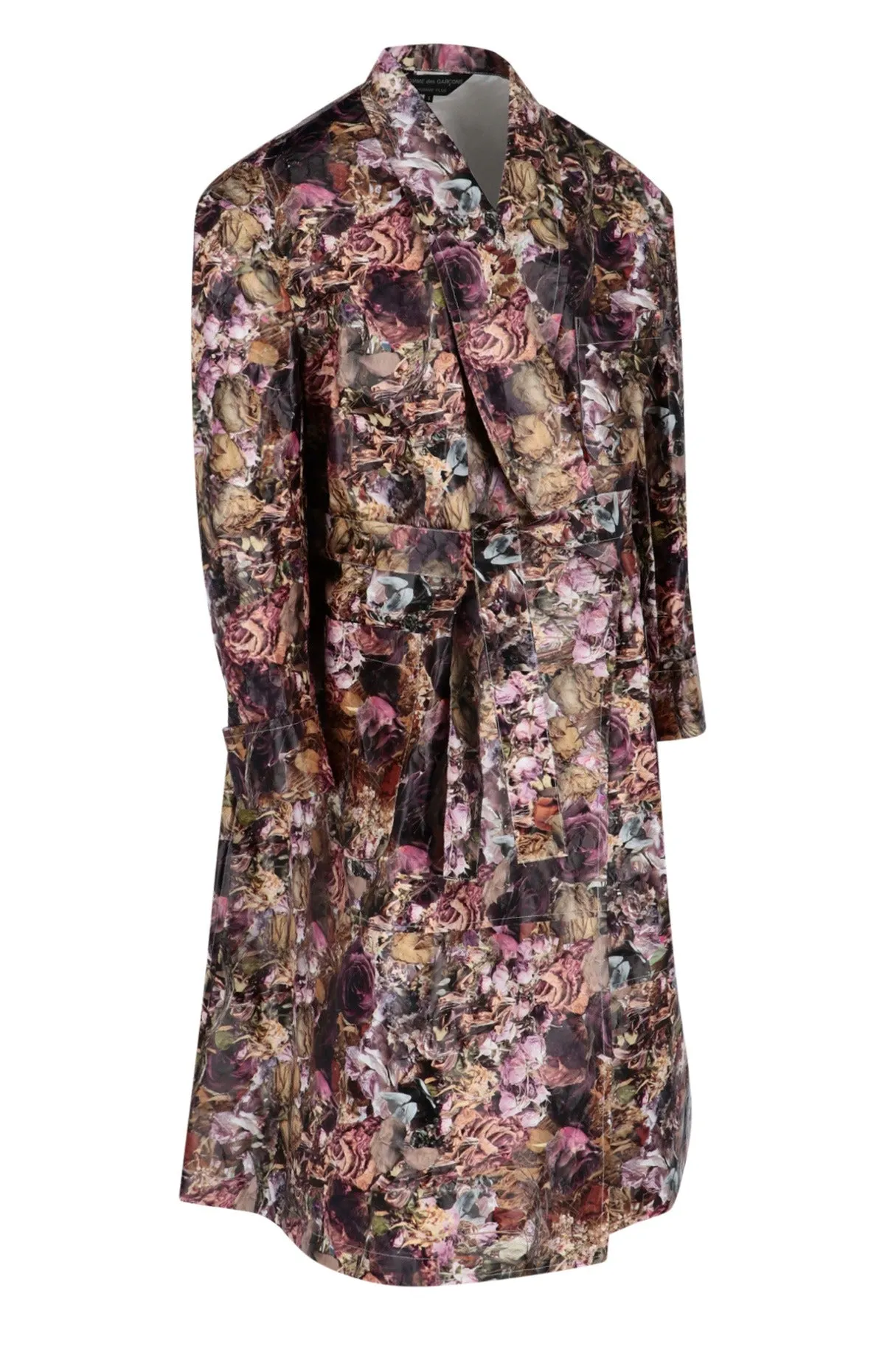 Comme des Garons Homme Plus Belted Long-Sleeved Coat