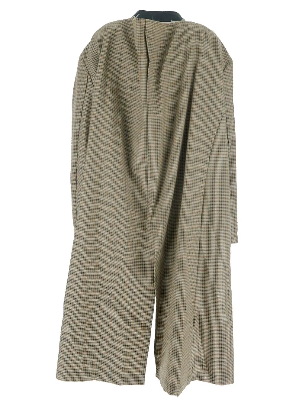 Comme des Garons Homme Plus Checked Long Sleeved Coat