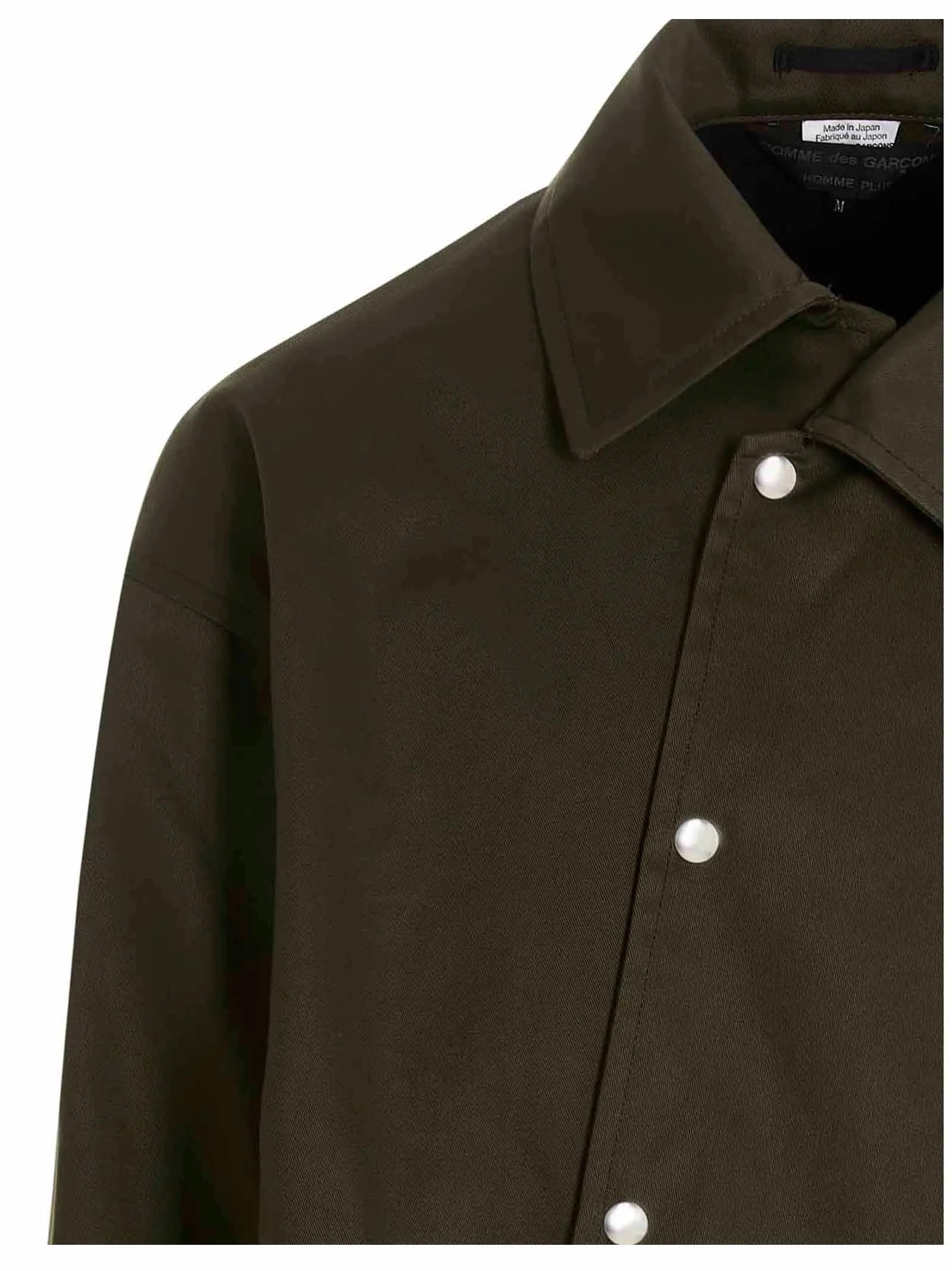 Comme des Garons Homme Plus Floral Print Asymmetric Coat
