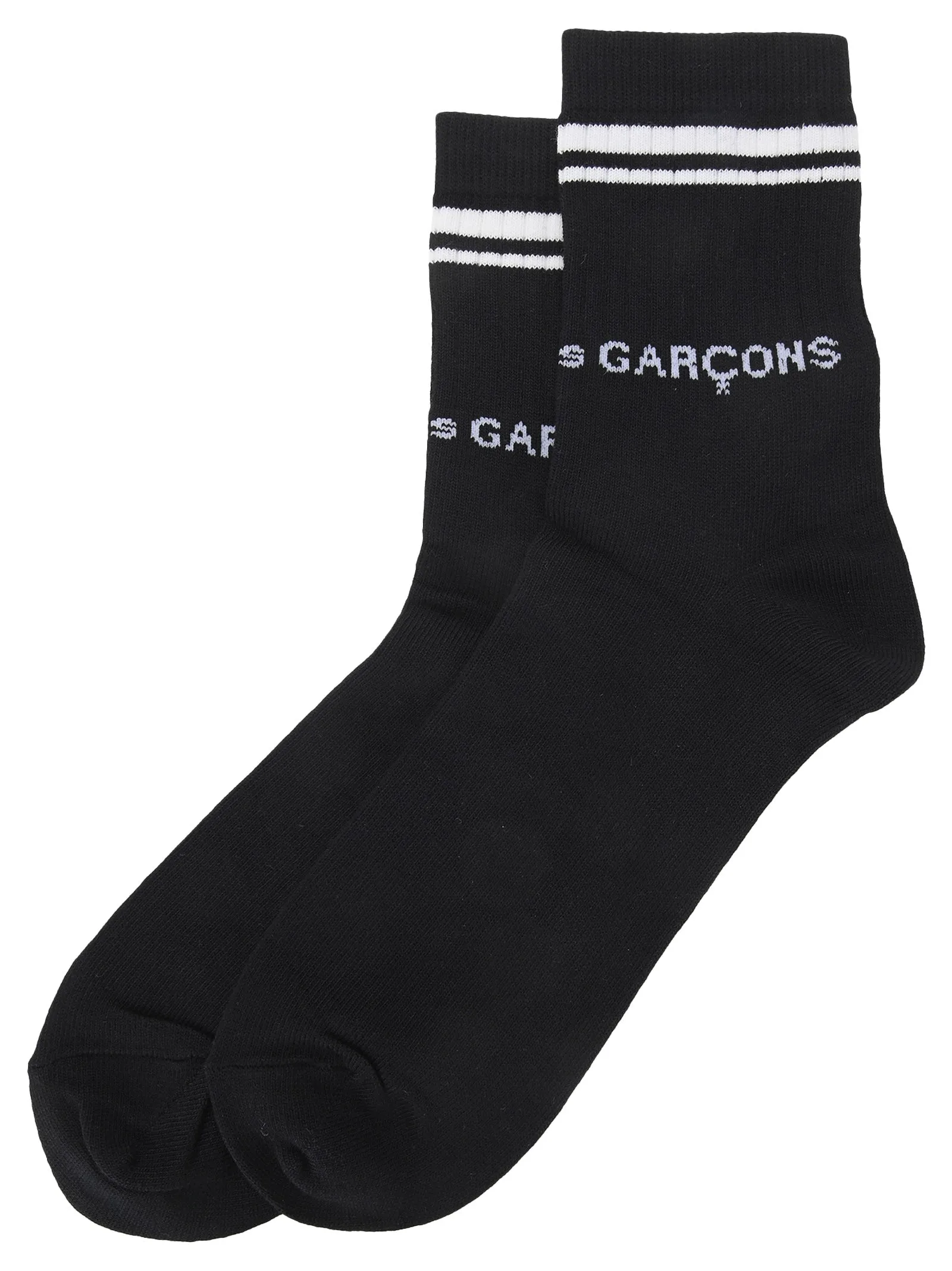 Comme des Garons Homme Plus Logo Intarsia Socks
