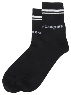 Comme des Garons Homme Plus Logo Intarsia Socks