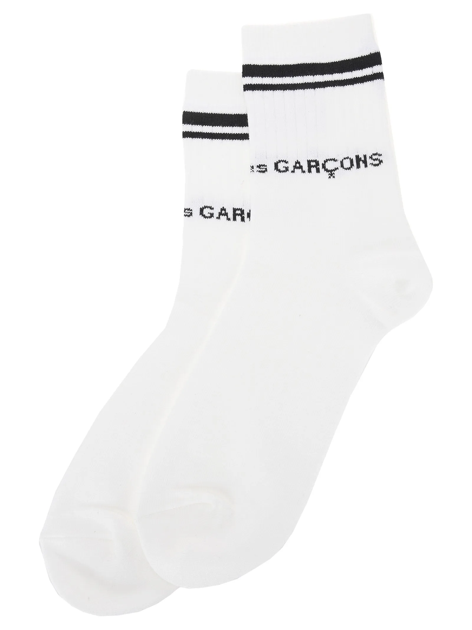 Comme des Garons Homme Plus Logo Intarsia Socks