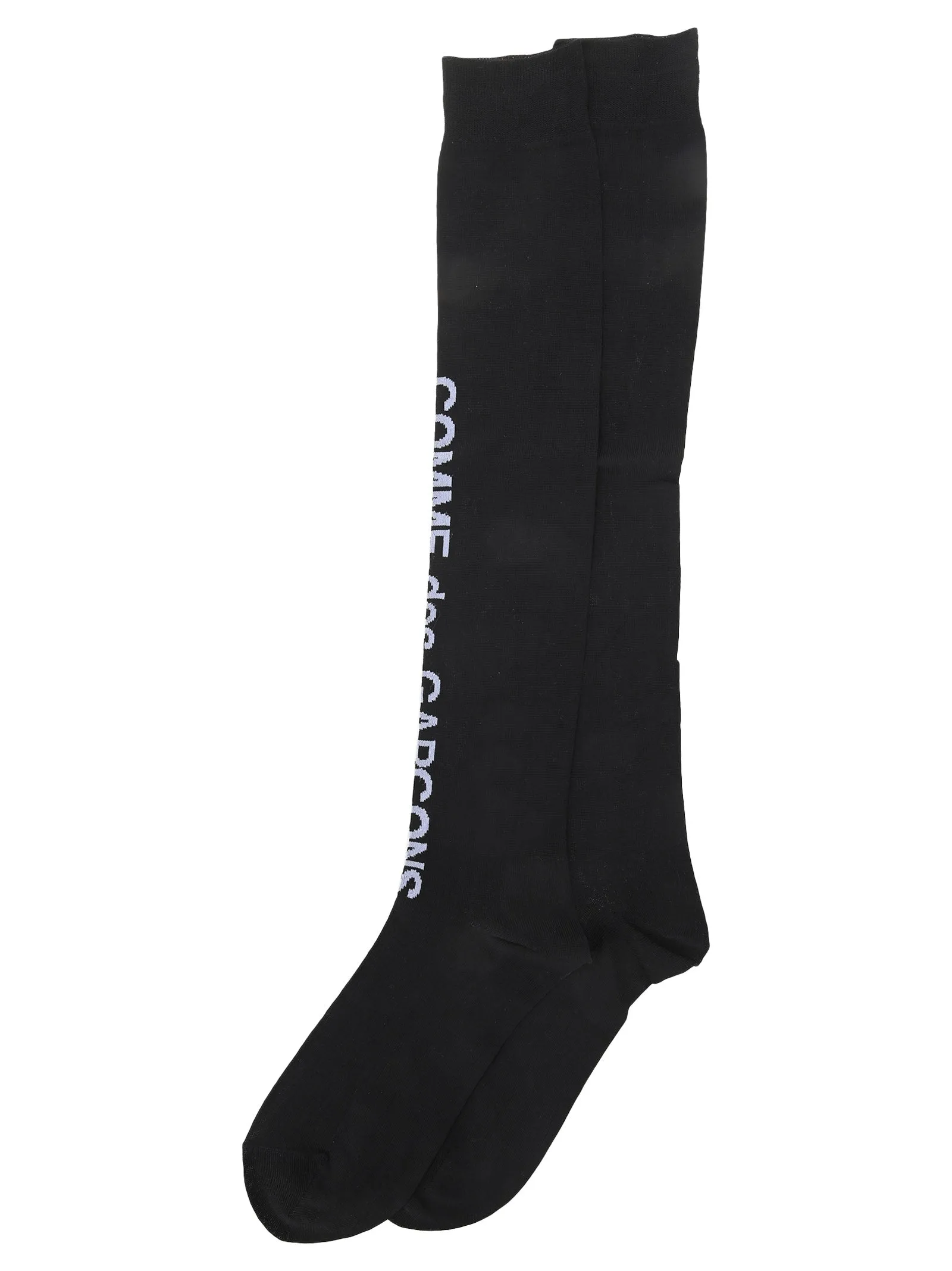 Comme des Garons Homme Plus Logo Jacquard Knee-Length Socks