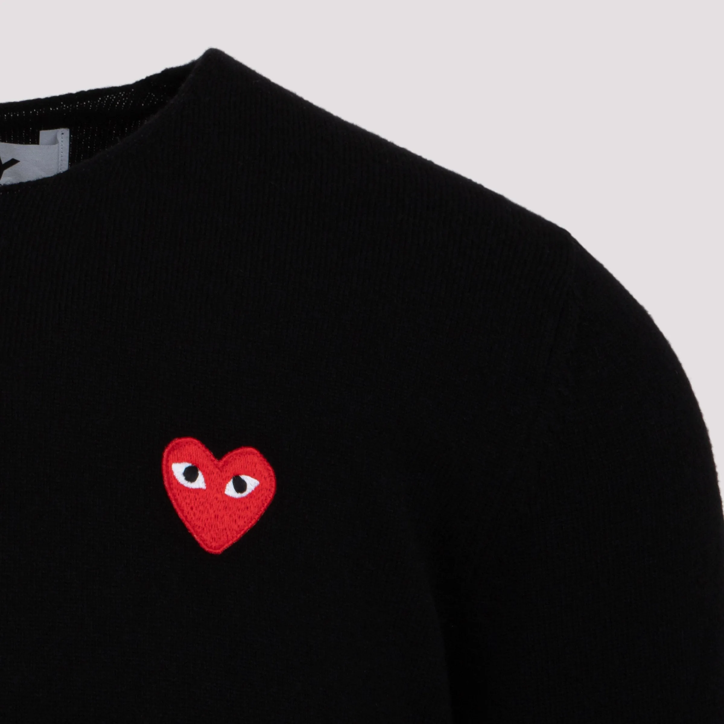 Comme des Garons Play Heart Knitted Sweater