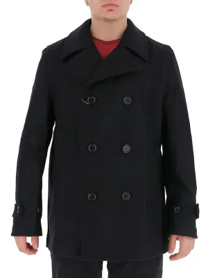 Comme Des Garons Shirt Double Breasted Slim Fit Coat