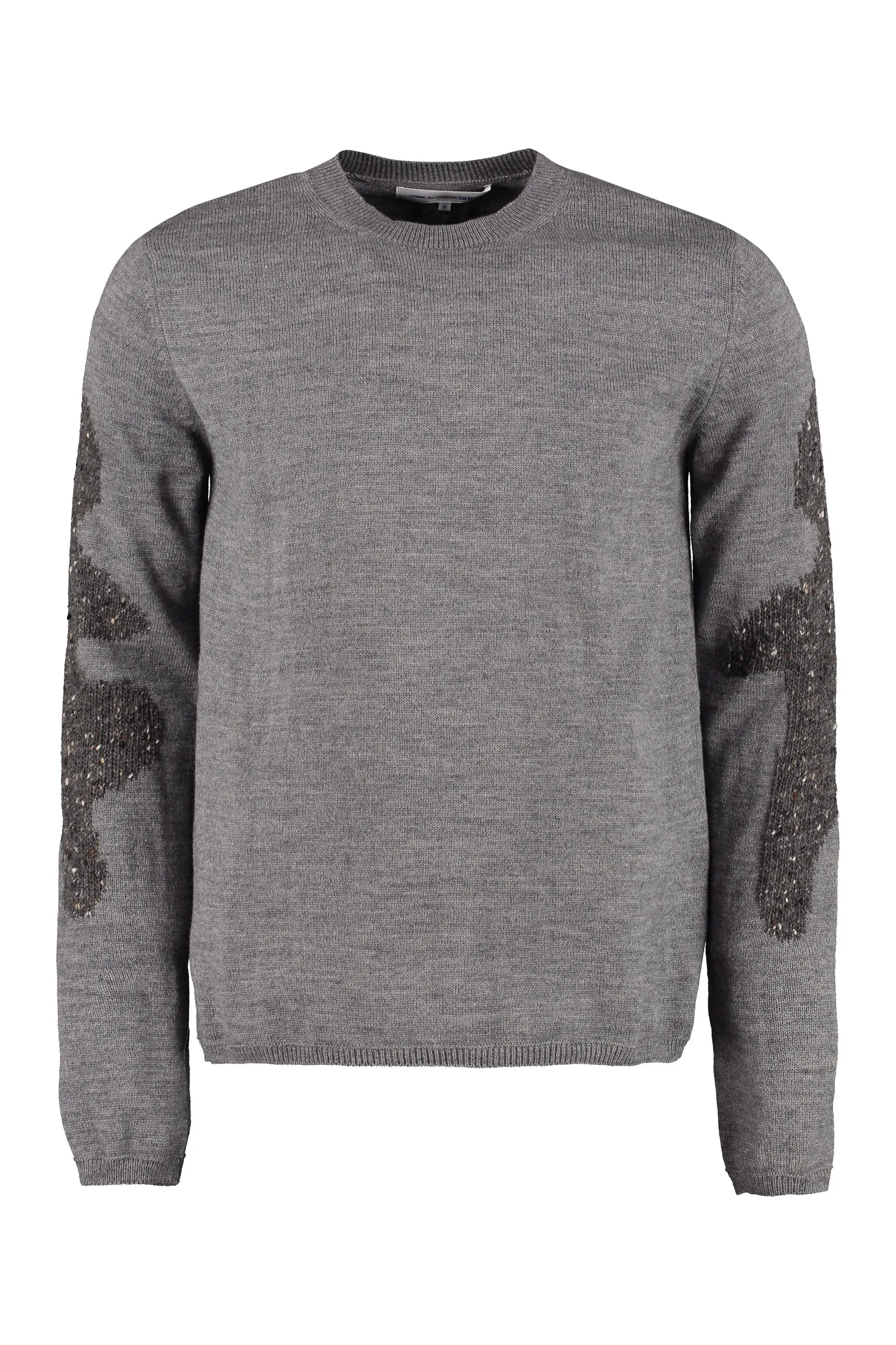 Comme des Garons Shirt Sleeve Embroidered Sweater