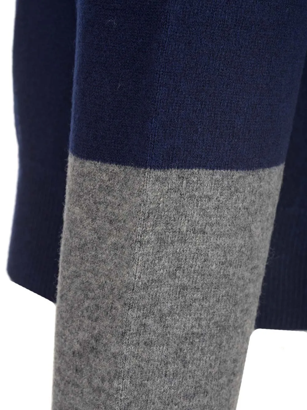 Comme Des Garons Shirt Two-Tone Knitted Jumper