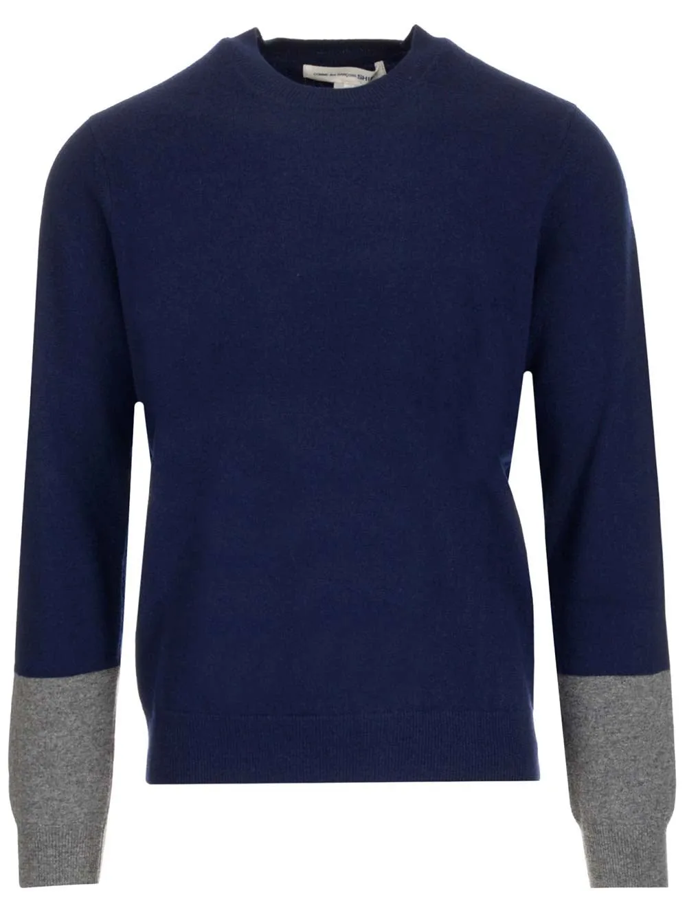 Comme Des Garons Shirt Two-Tone Knitted Jumper