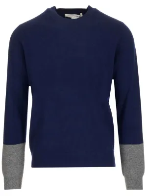 Comme Des Garons Shirt Two-Tone Knitted Jumper