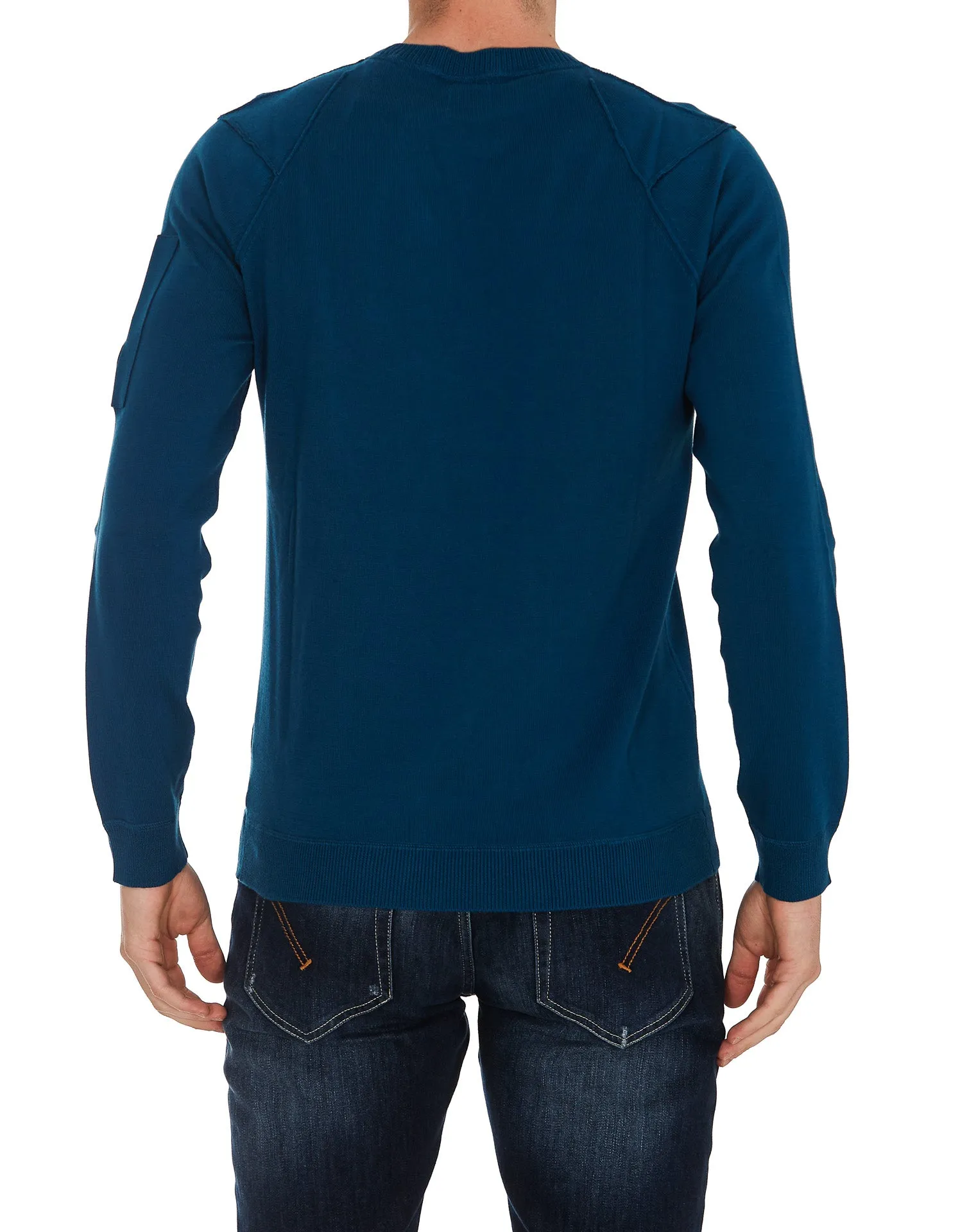 C.P. Company Lens-Embellished Knitted Sweater