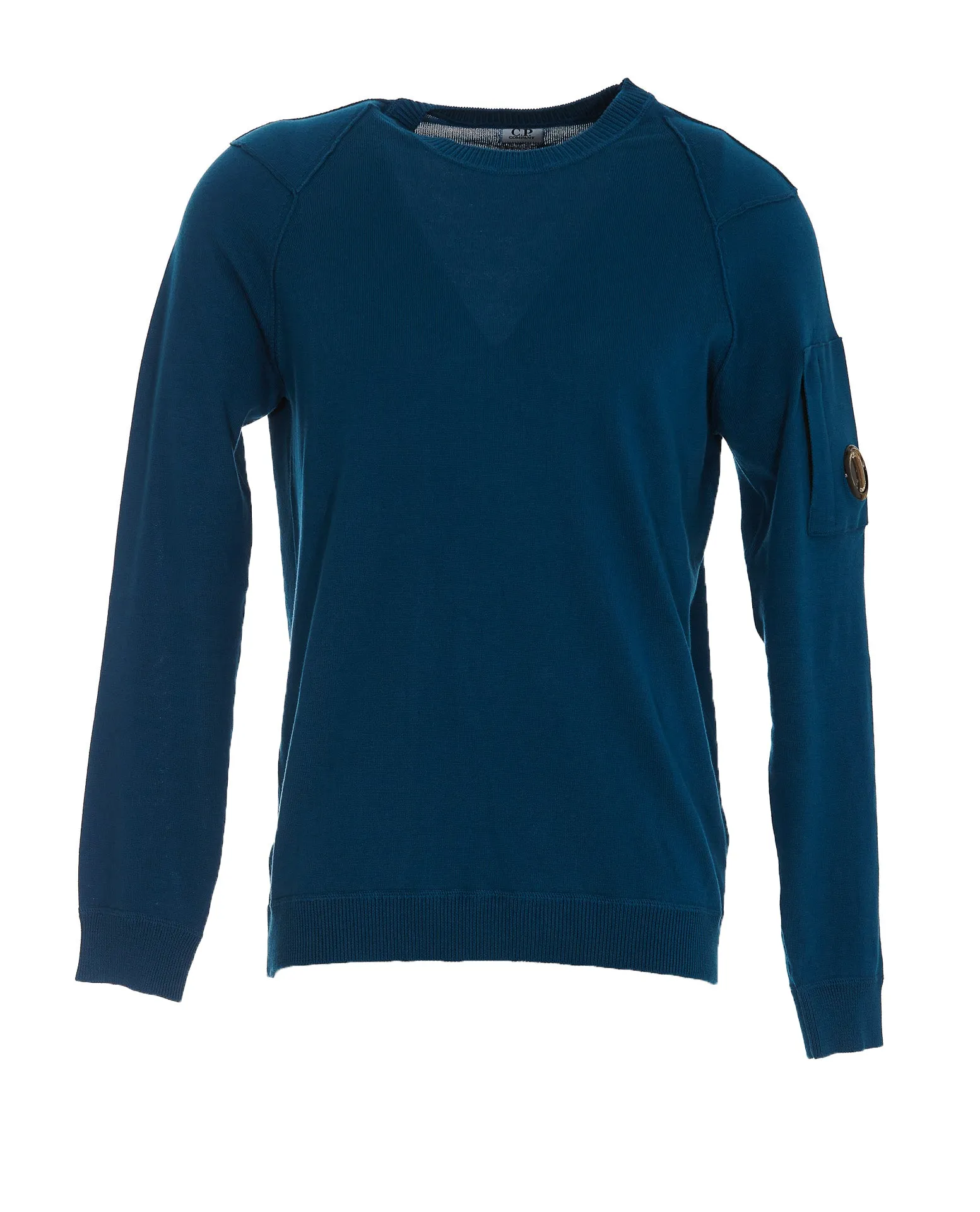 C.P. Company Lens-Embellished Knitted Sweater