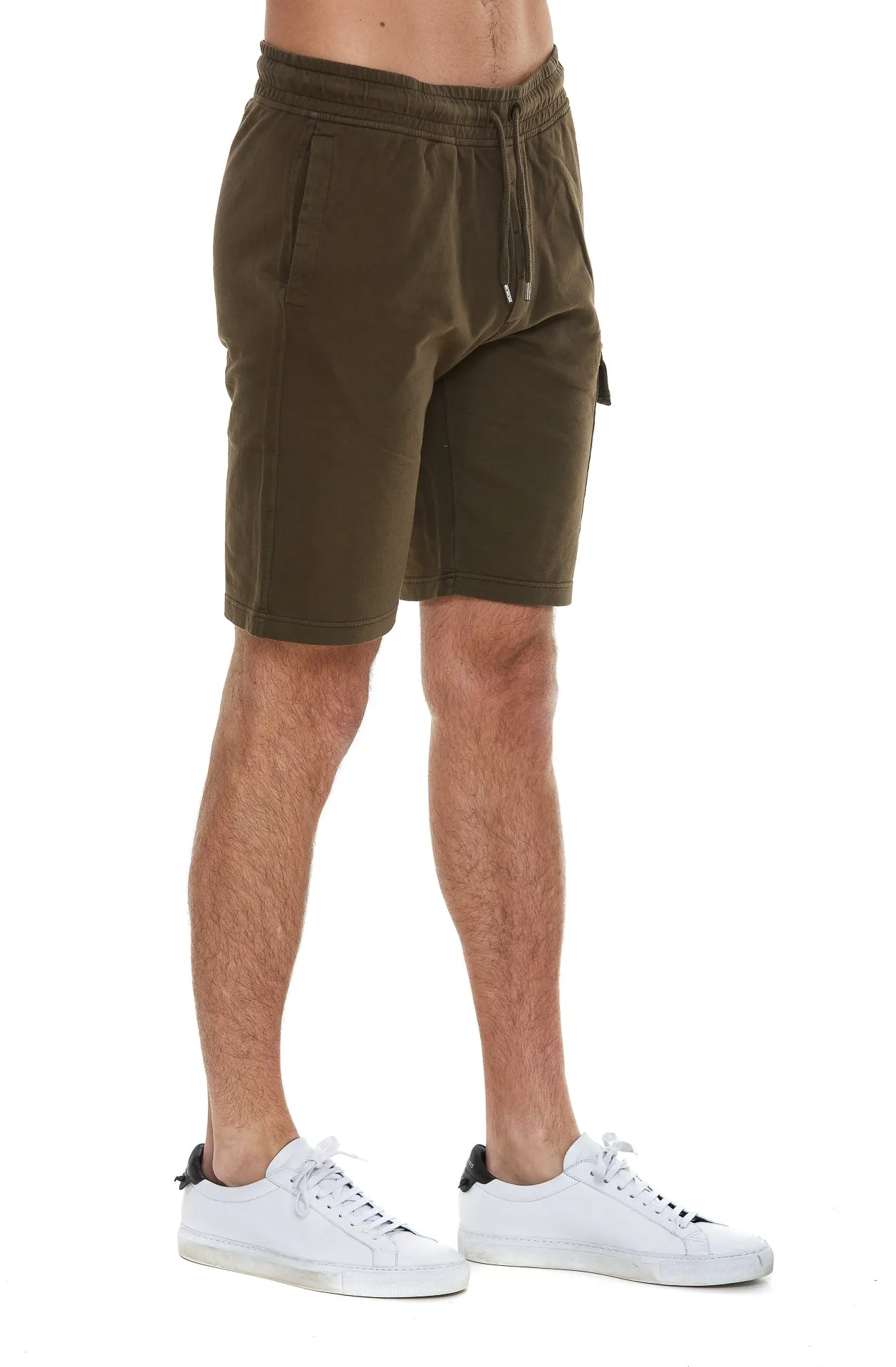 C.P. Company Logo Plaque Drawstring Shorts