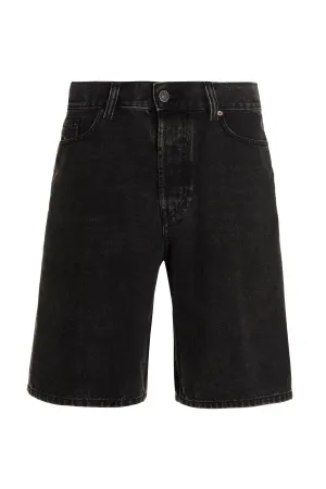 Diesel D-Macs-Z Logo Patch Denim Shorts