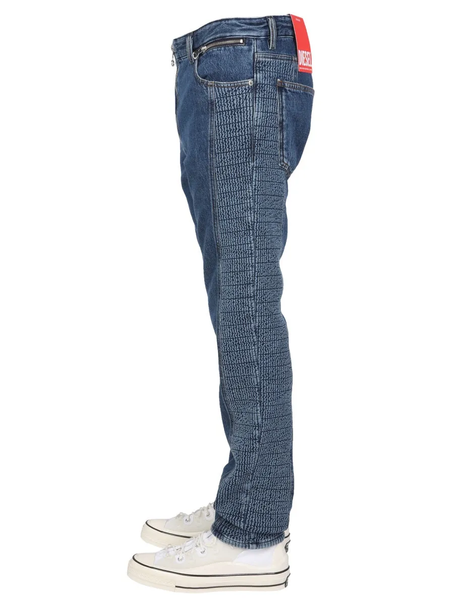 Diesel Front-Zipped Denim Jeans