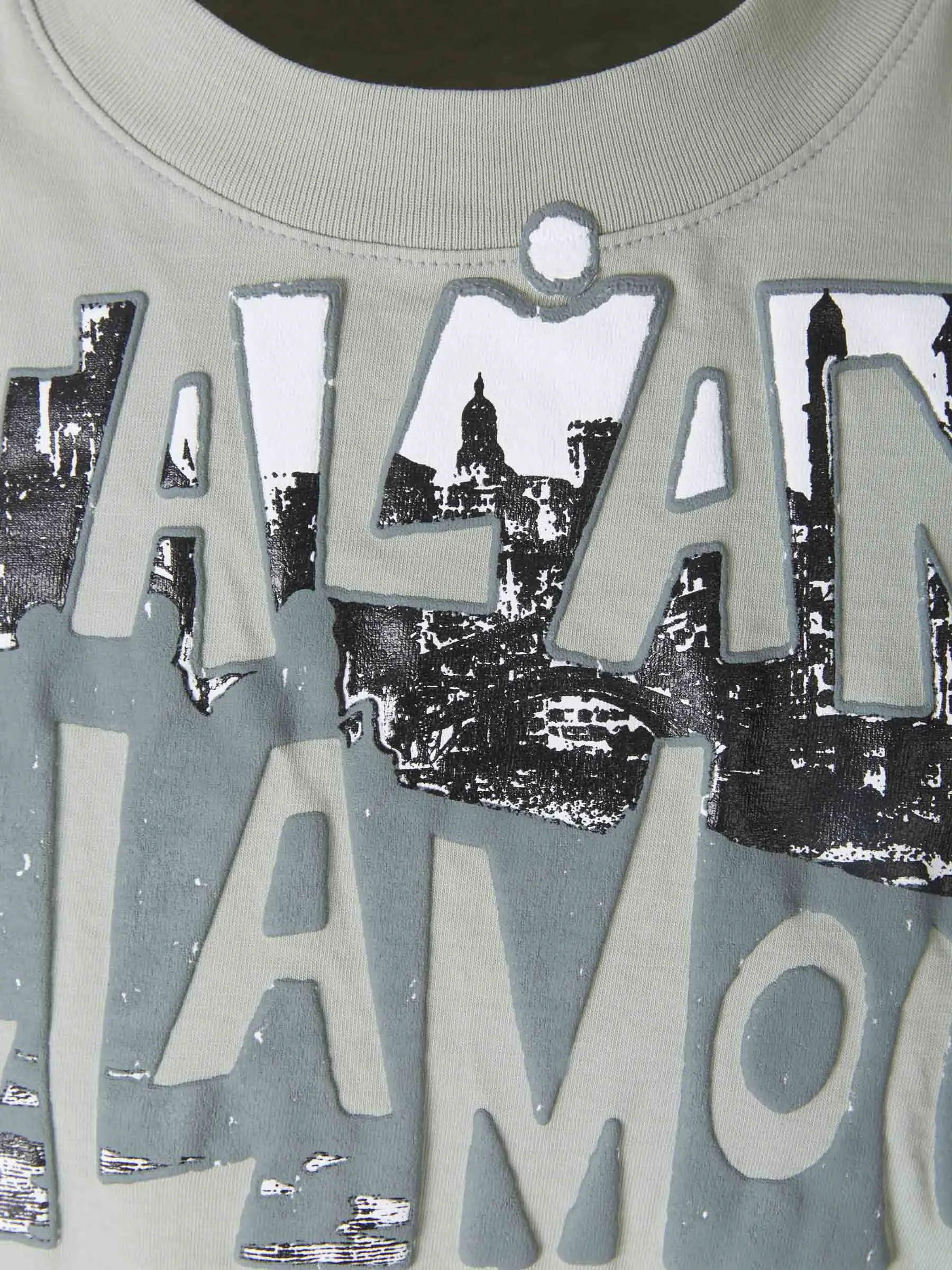 Diesel Graphic Printed Crewneck T-Shirt